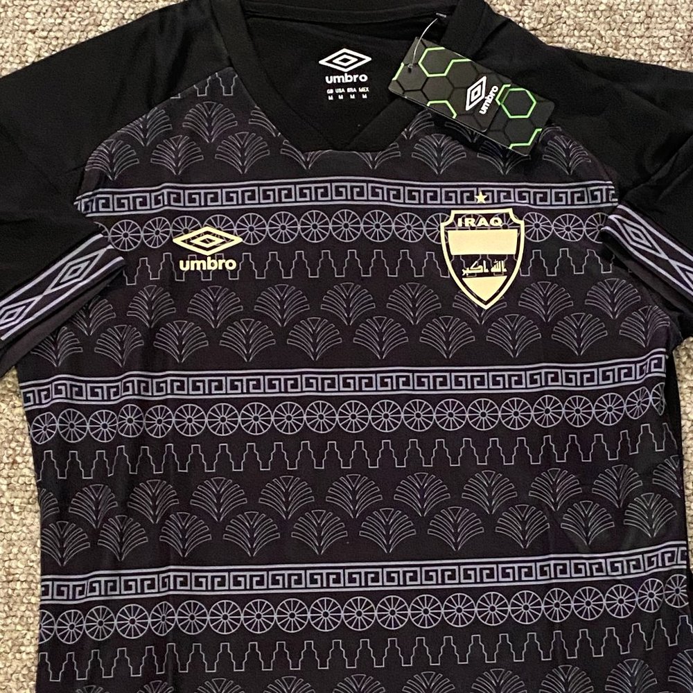 Umbro IRAQ National Team JERSEY Men's Sz M,L, or XL New w tags